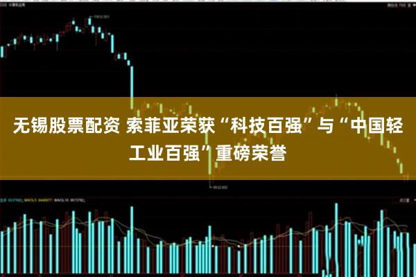 无锡股票配资 索菲亚荣获“科技百强”与“中国轻工业百强”重磅荣誉